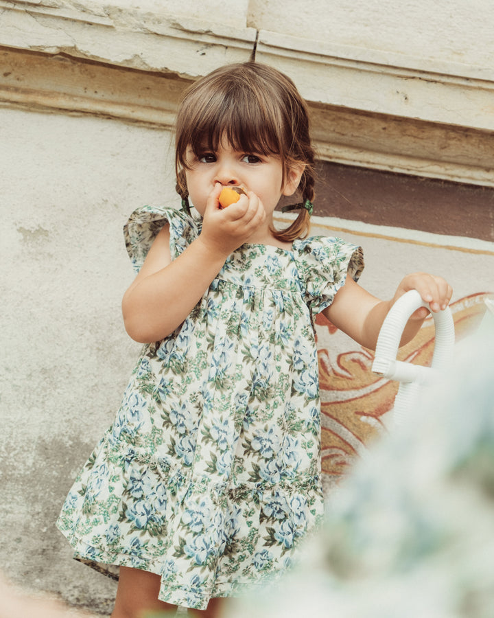 VESTIDO LILY PETITE FLORAL BLUE