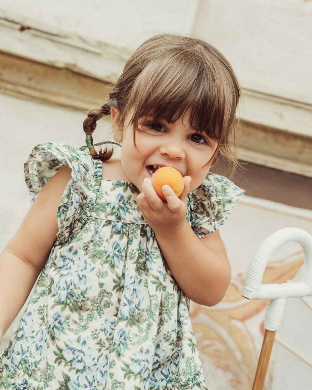 VESTIDO LILY PETITE FLORAL BLUE