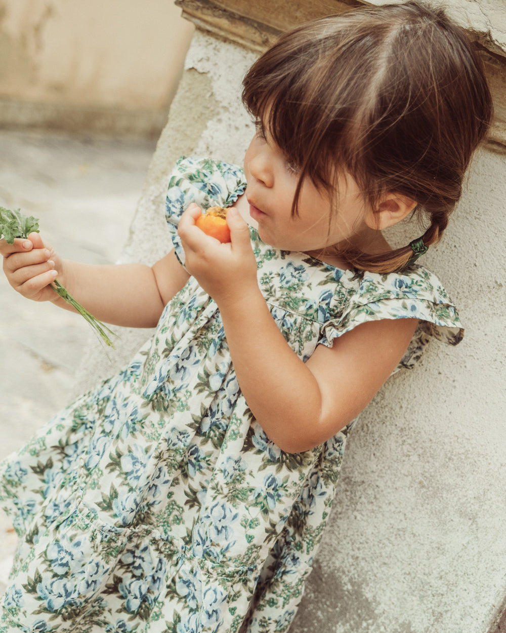 VESTIDO LILY PETITE FLORAL BLUE