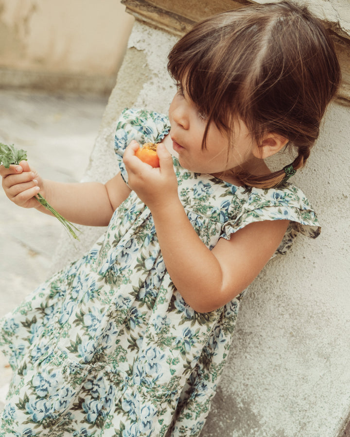 VESTIDO LILY PETITE FLORAL BLUE