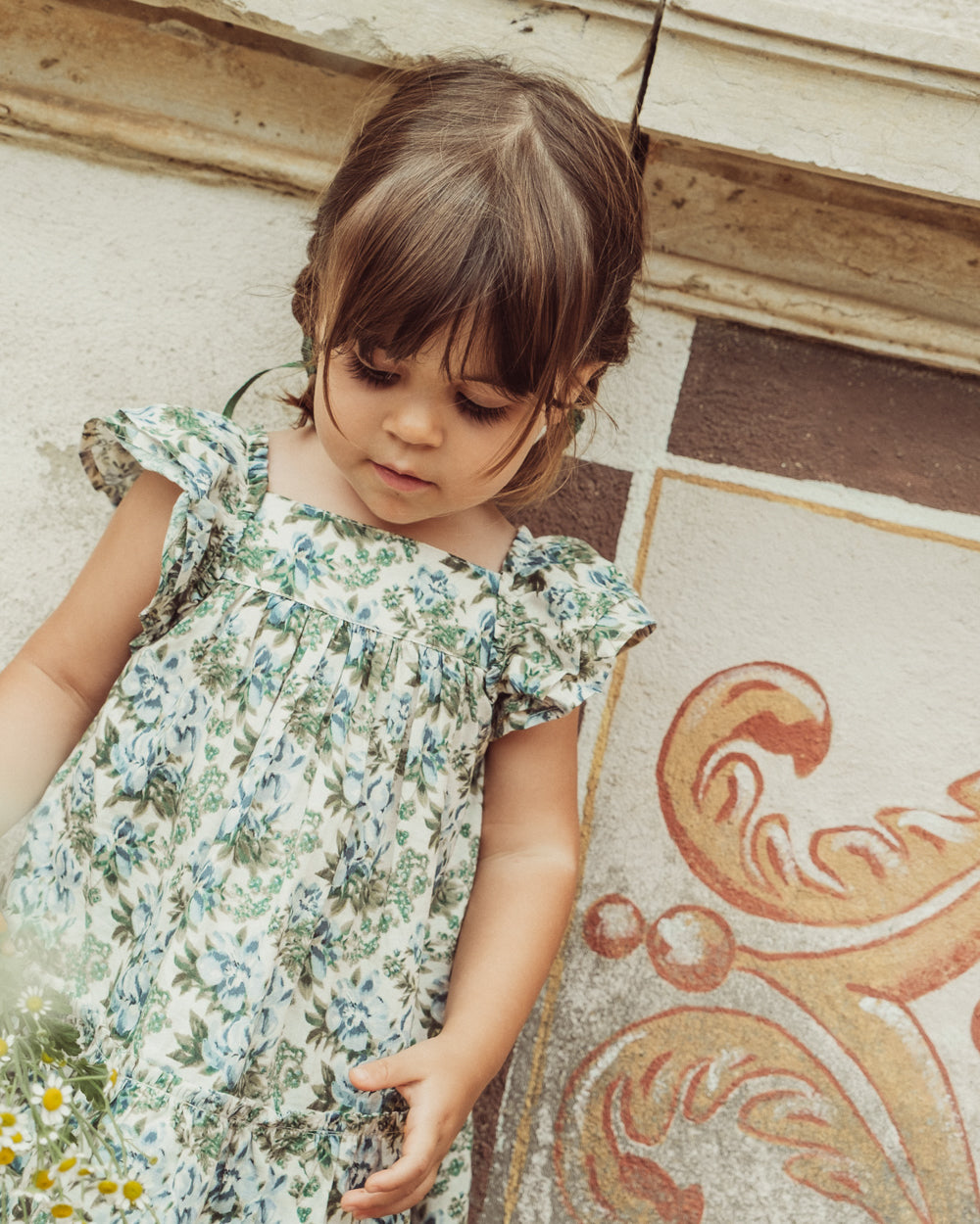 VESTIDO LILY PETITE FLORAL BLUE