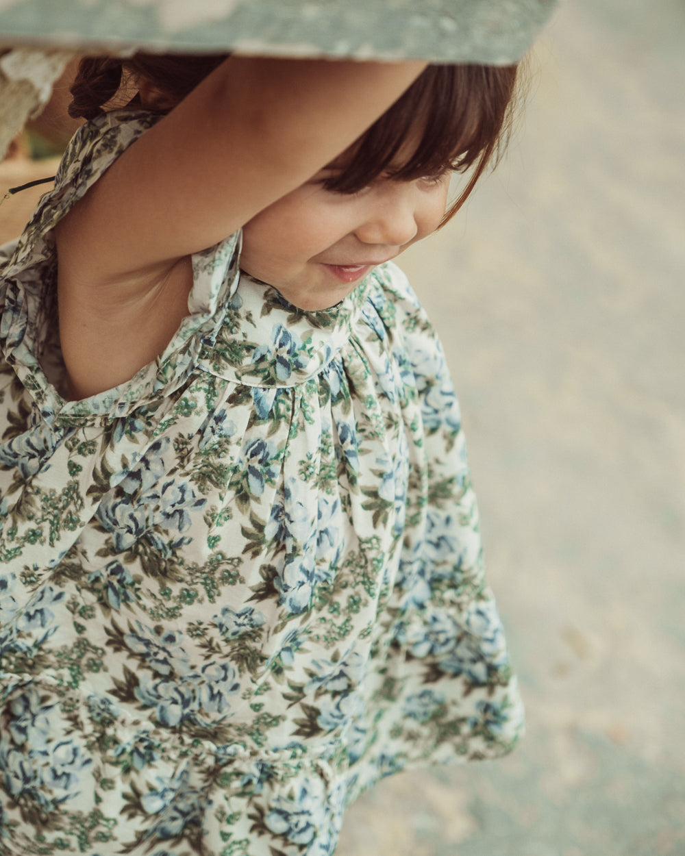 VESTIDO LILY PETITE FLORAL BLUE
