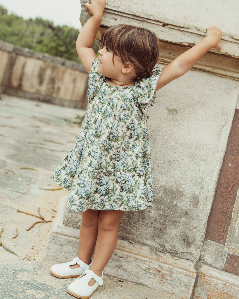 VESTIDO LILY PETITE FLORAL BLUE