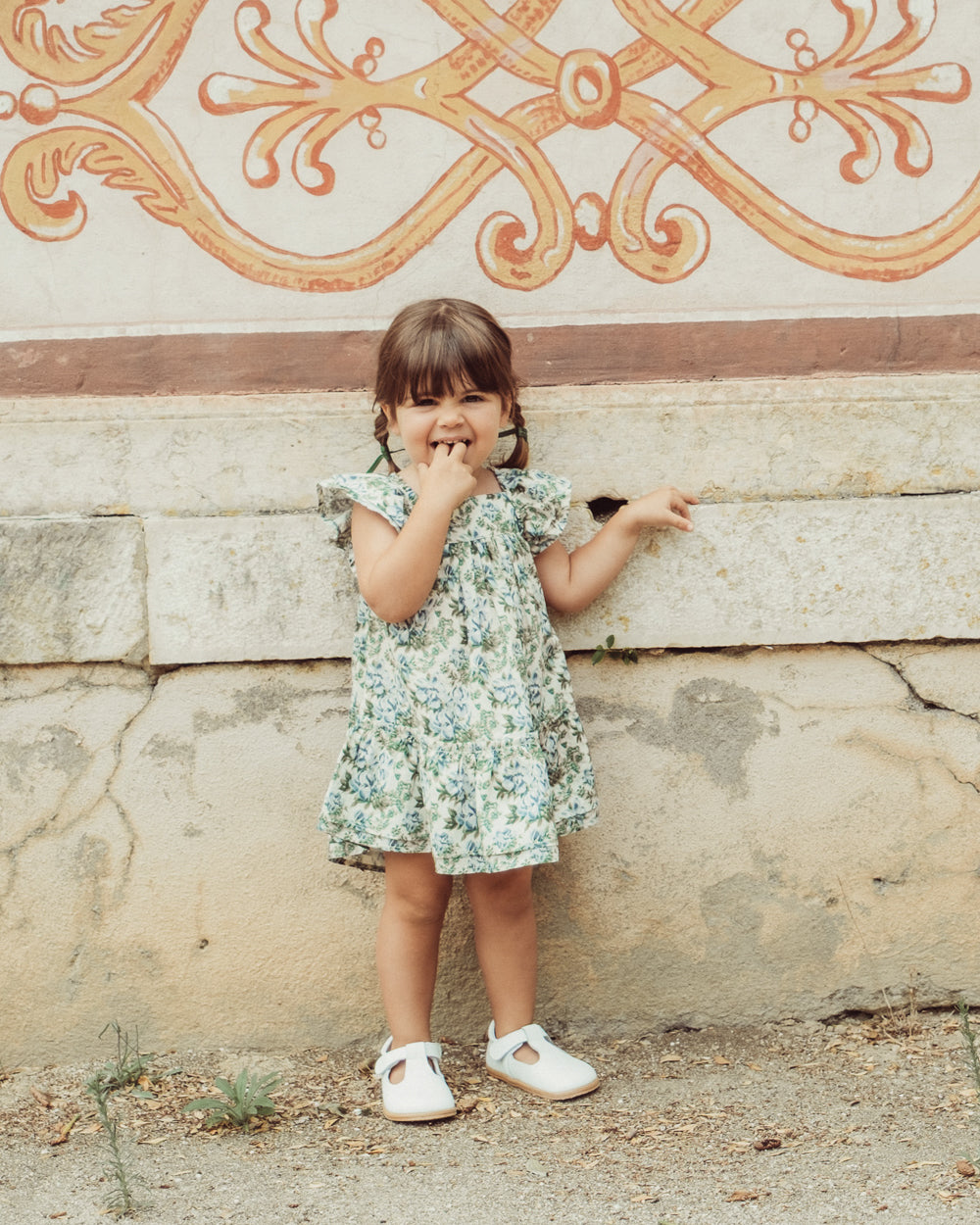 VESTIDO LILY PETITE FLORAL BLUE