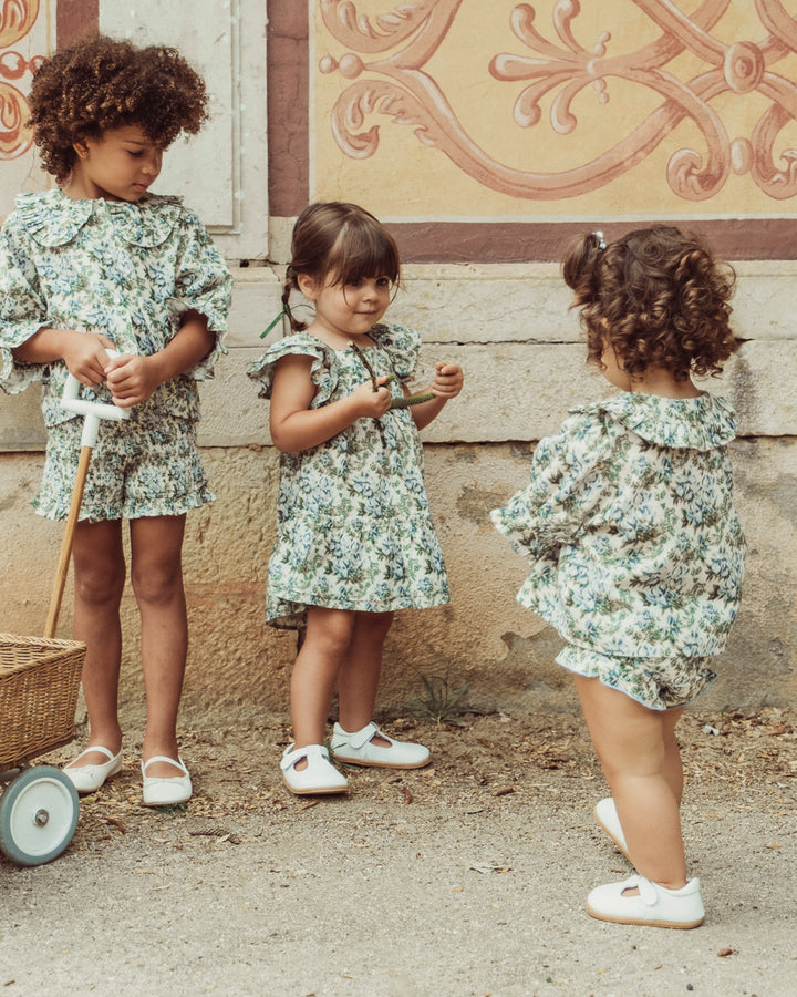 VESTIDO LILY PETITE FLORAL BLUE