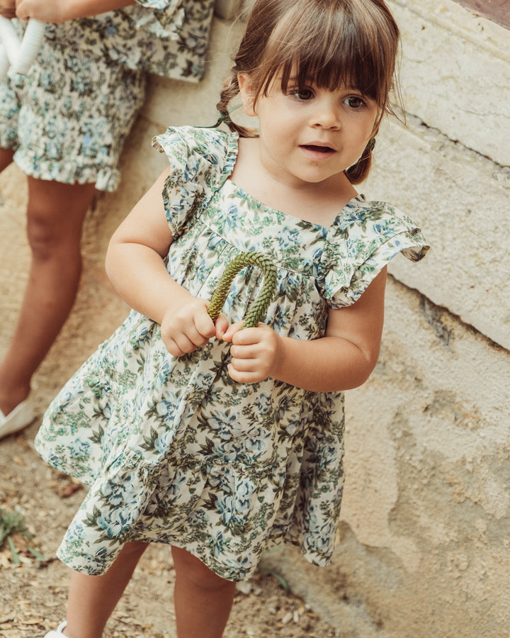 VESTIDO LILY PETITE FLORAL BLUE