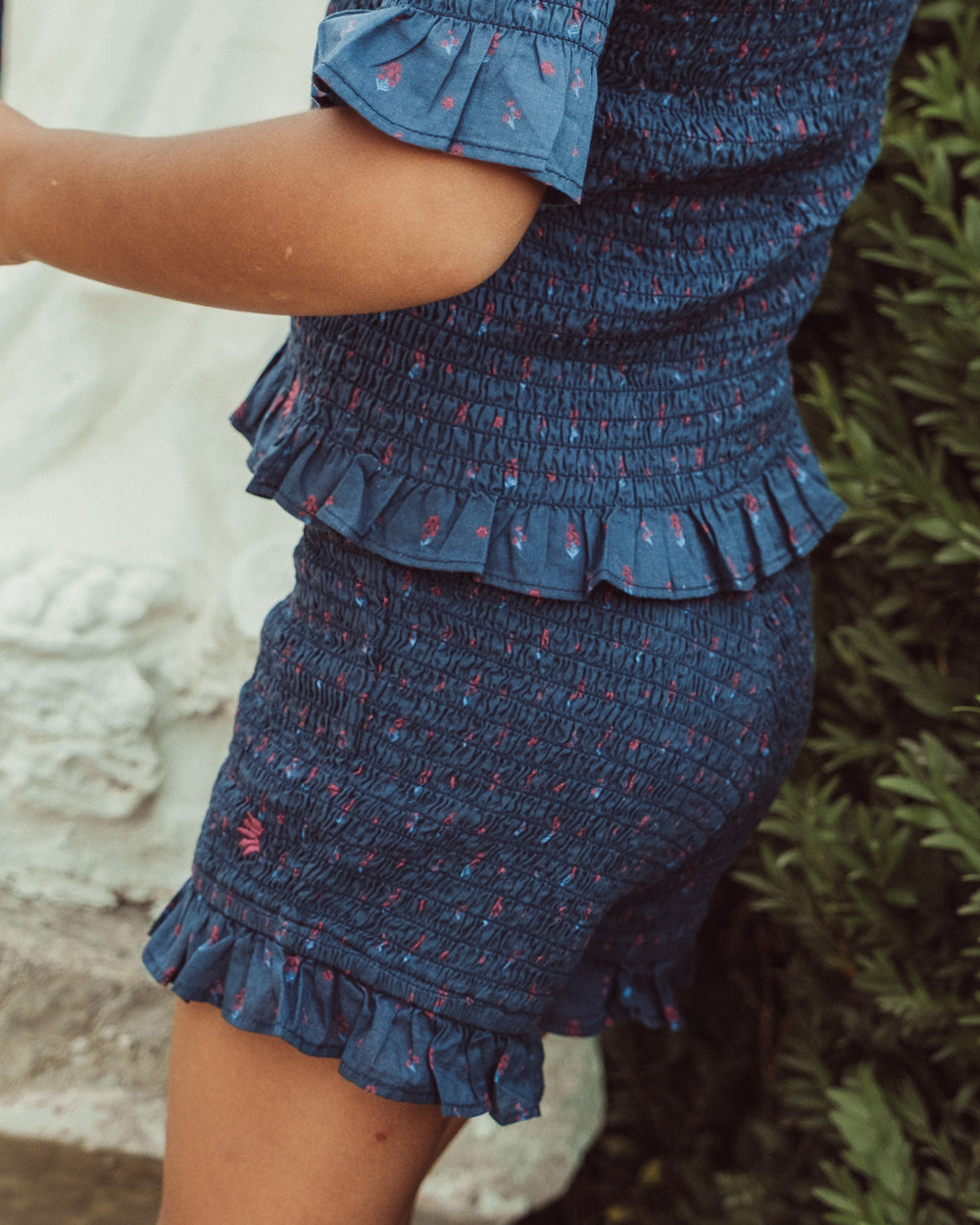 BLUSA SAFI PETIT BLUE RED ORCHID