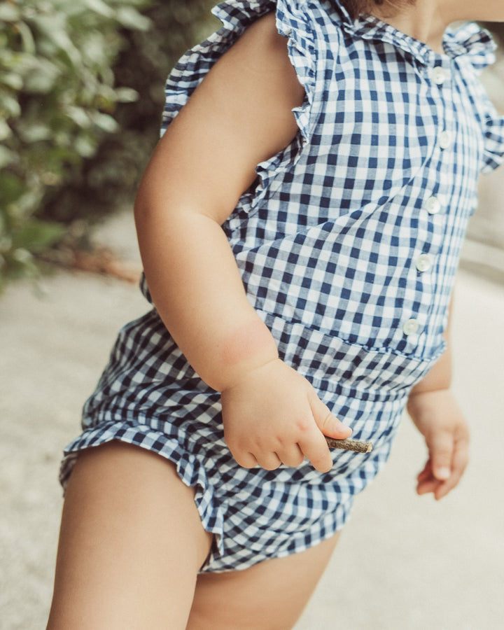 CUBRE PAÑAL CHINITA NAVY VICHY