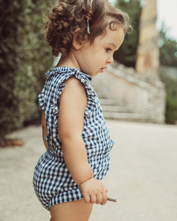 CUBRE PAÑAL CHINITA NAVY VICHY