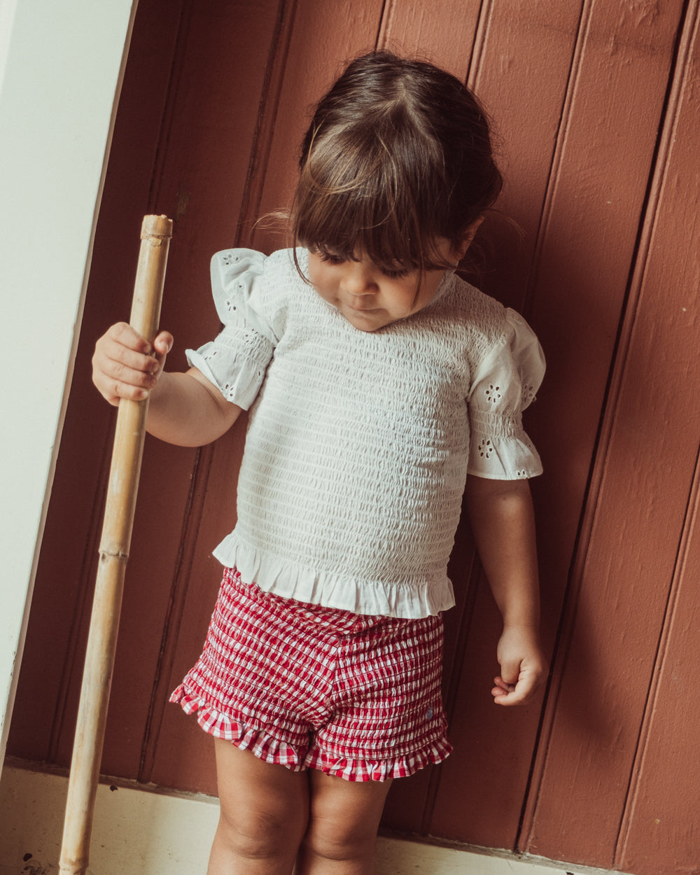 SHORT BAISKELI PETIT RED VICHY