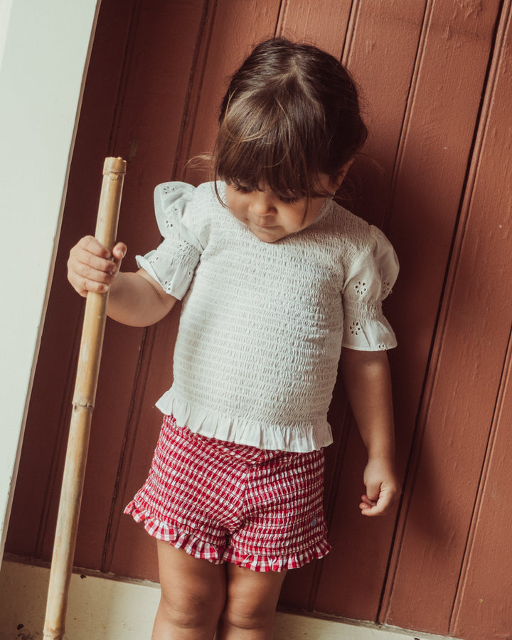SHORT BAISKELI PETIT RED VICHY