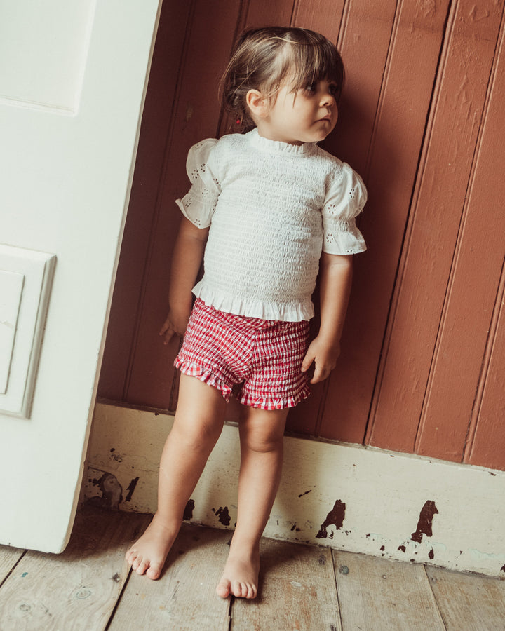 SHORT BAISKELI PETIT RED VICHY