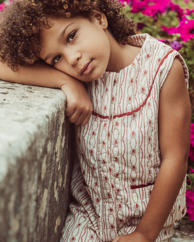 VEST PETITE PASCUALINA MENINAS RED