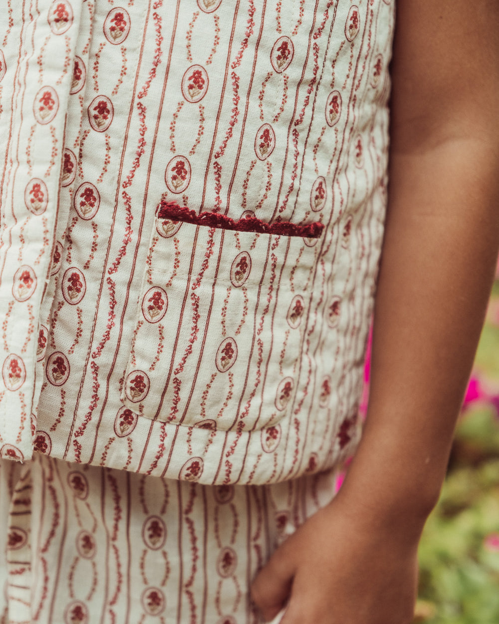 VEST PETITE PASCUALINA MENINAS RED