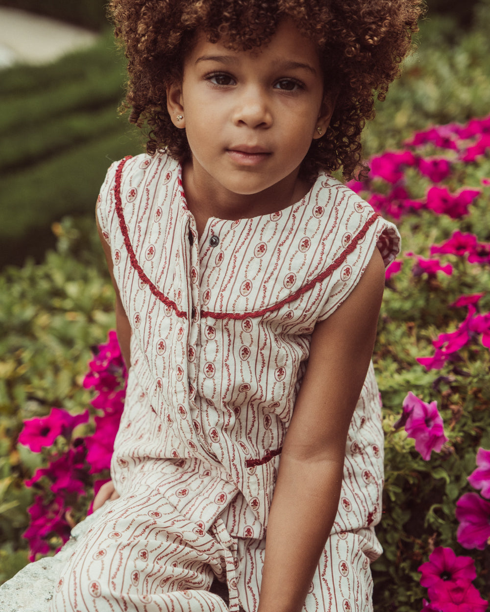 VEST PETITE PASCUALINA MENINAS RED
