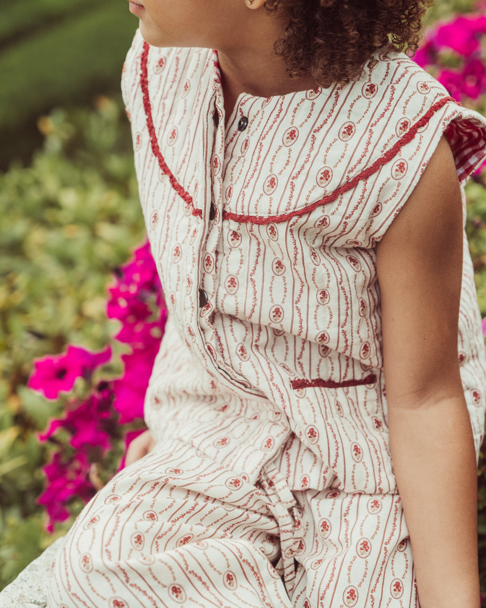 VEST PETITE PASCUALINA MENINAS RED