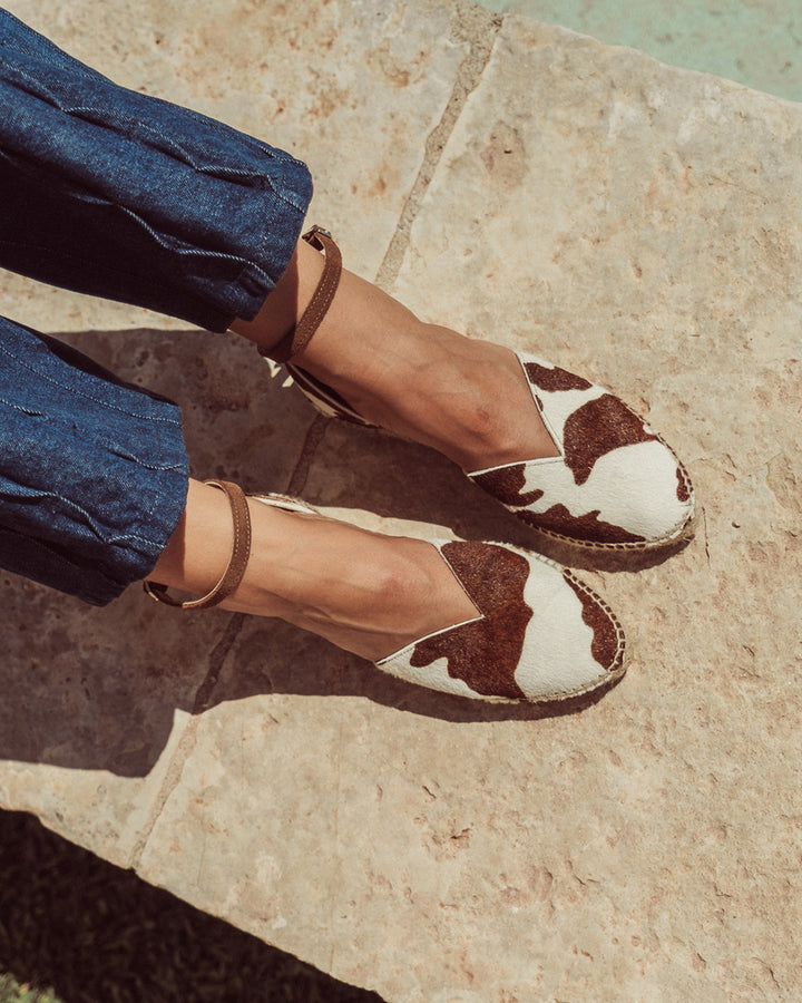 ALPARGATA SANTORINI CON PULSERA COW
