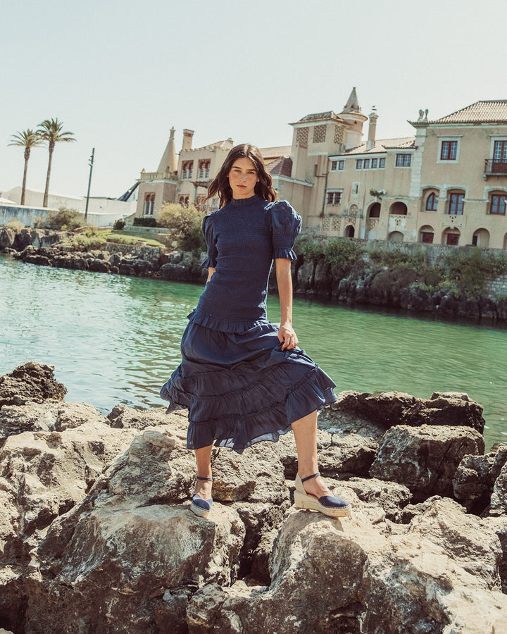 CUÑA MARSELLA NAVY BLUE