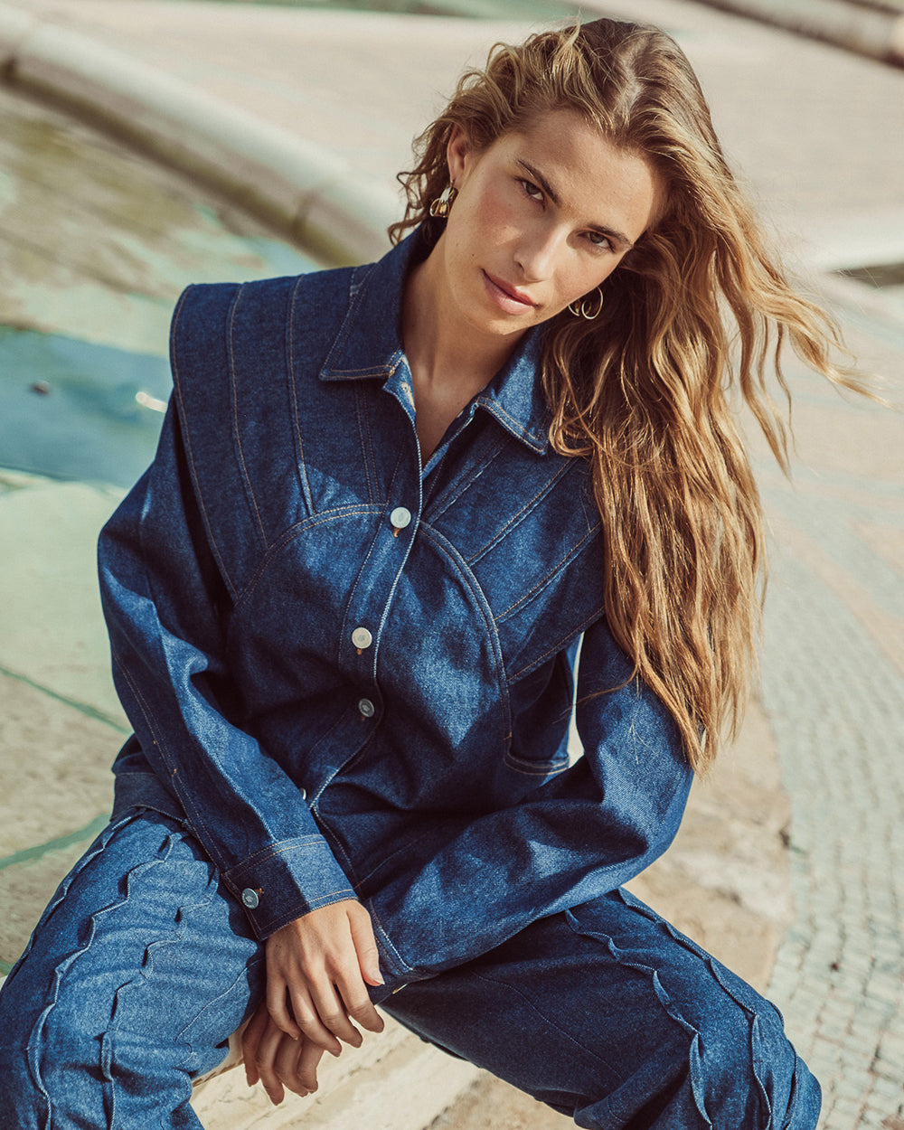 CHAQUETA FELICIA DENIM