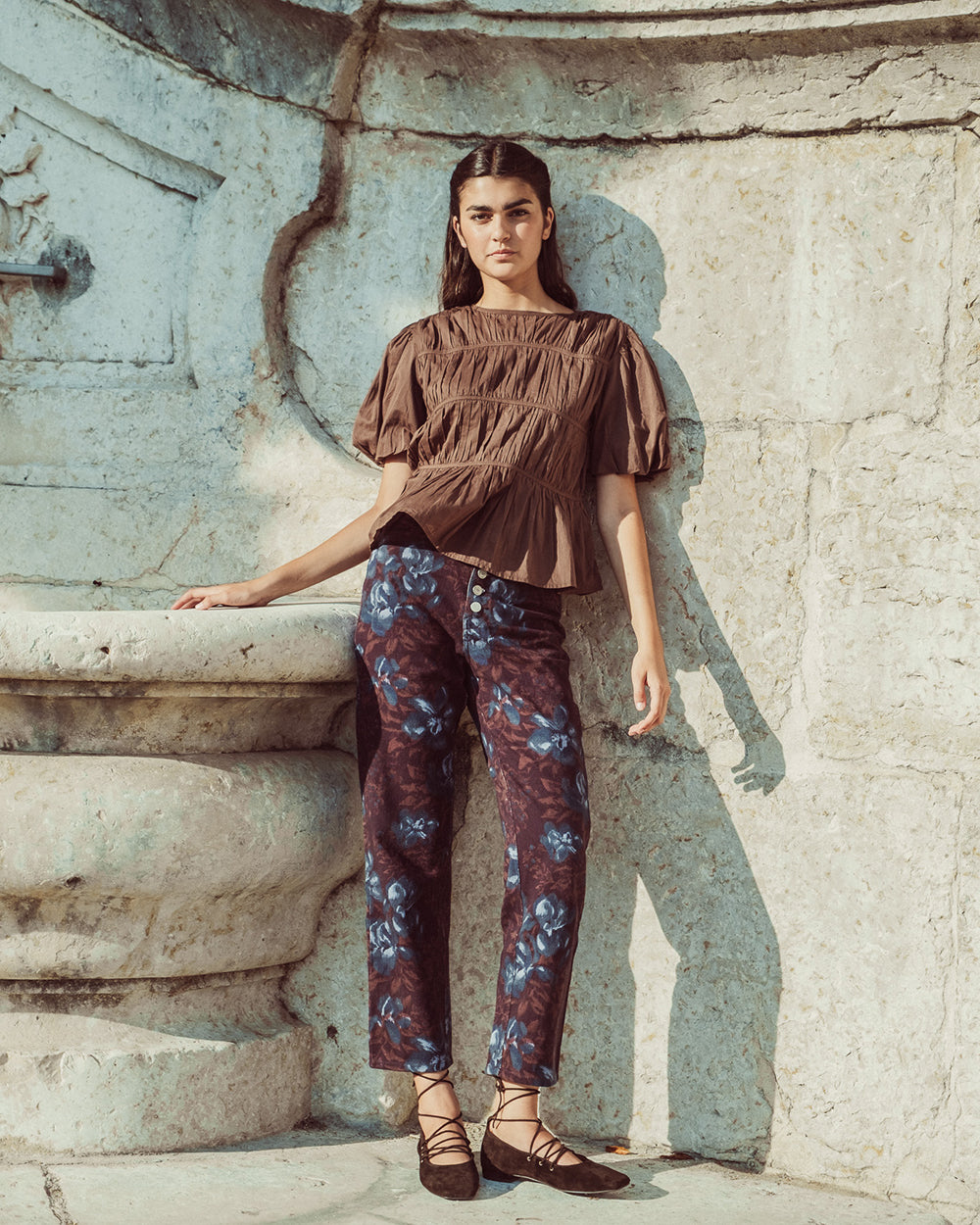 BLUSA CAMELIA CHOCOLATE