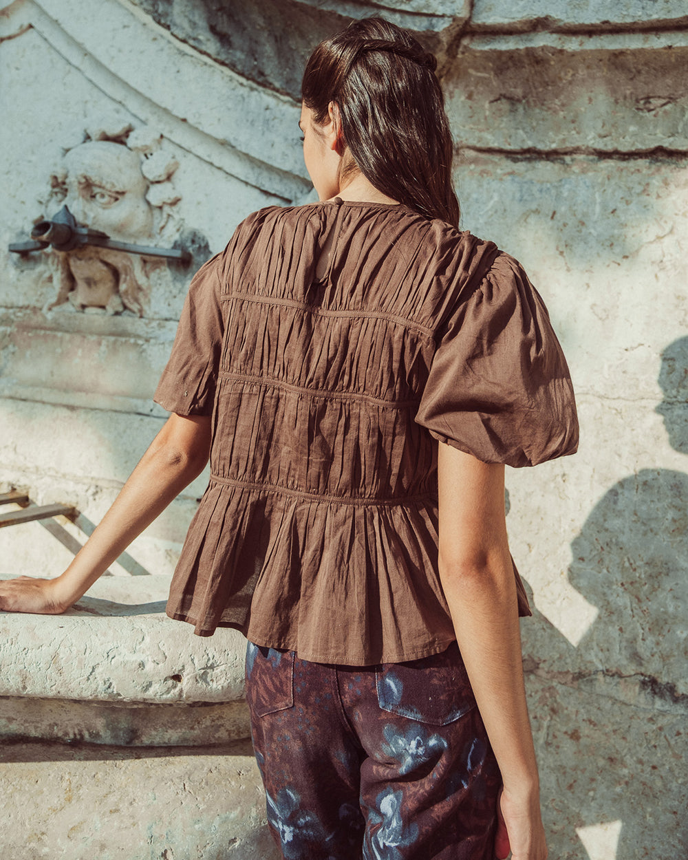 BLUSA CAMELIA CHOCOLATE