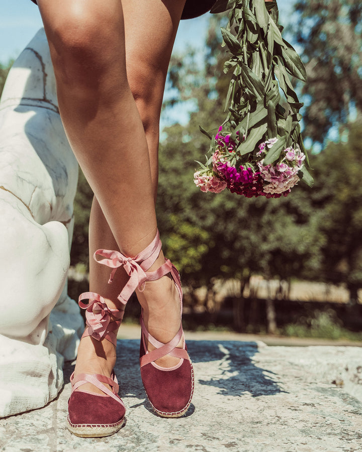 BALLERINA SIENNA BURDEO CINTA PALO ROSA