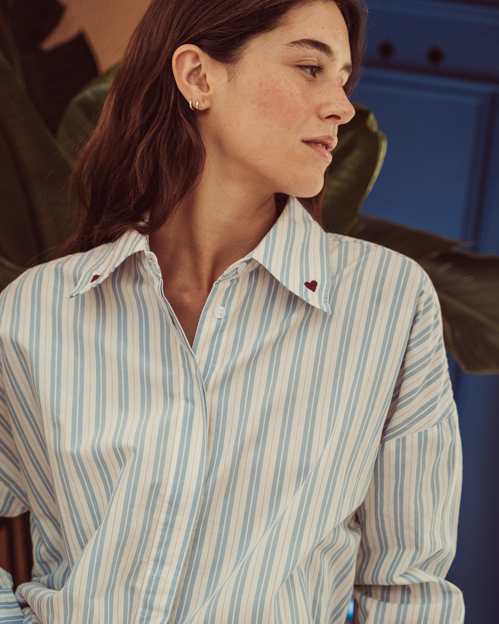 CAMISA AZHAR LIGHT BLUE STRIPES