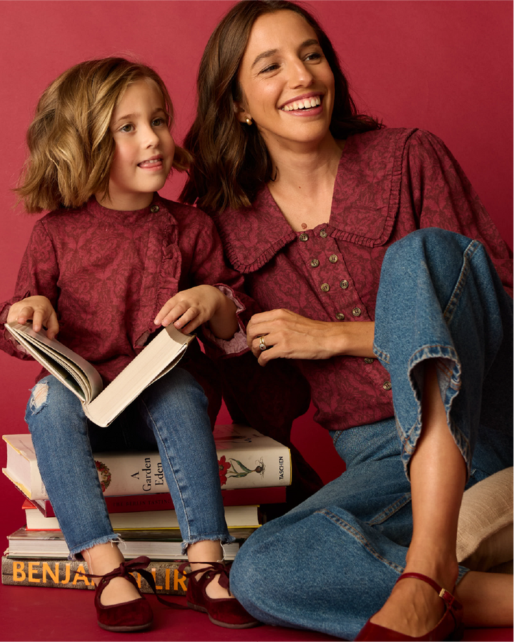 BLUSA FLORE BURDEO