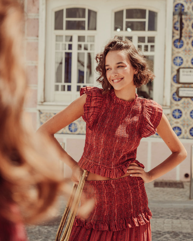 BLUSA ARLEQUIN CIRCUS PRINT