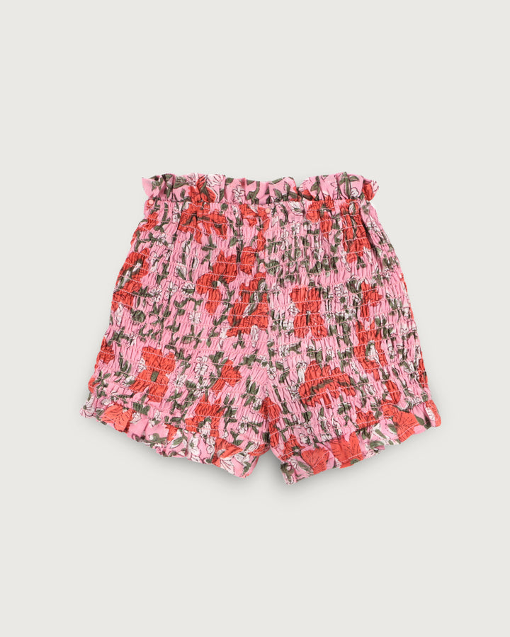 SHORT BAISKELI PINK FLOWERS PETIT