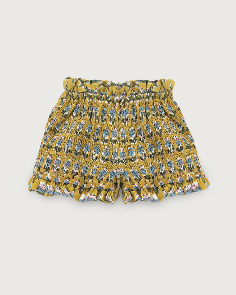 SHORT BAISKELI PISTACHIO FLOWERS PETIT