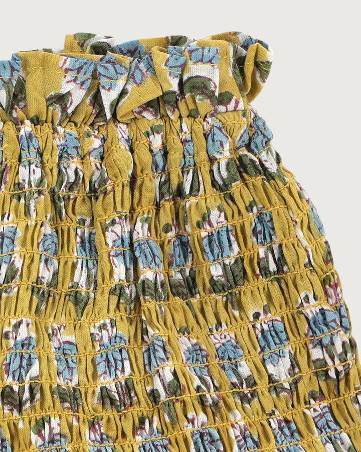 SHORT BAISKELI PISTACHIO FLOWERS PETIT