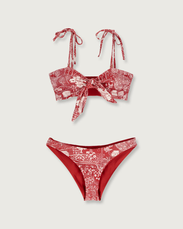 BIKINI PERLA RED GARDEN