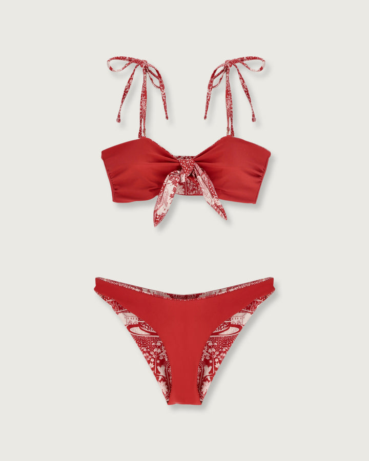 BIKINI PERLA RED GARDEN