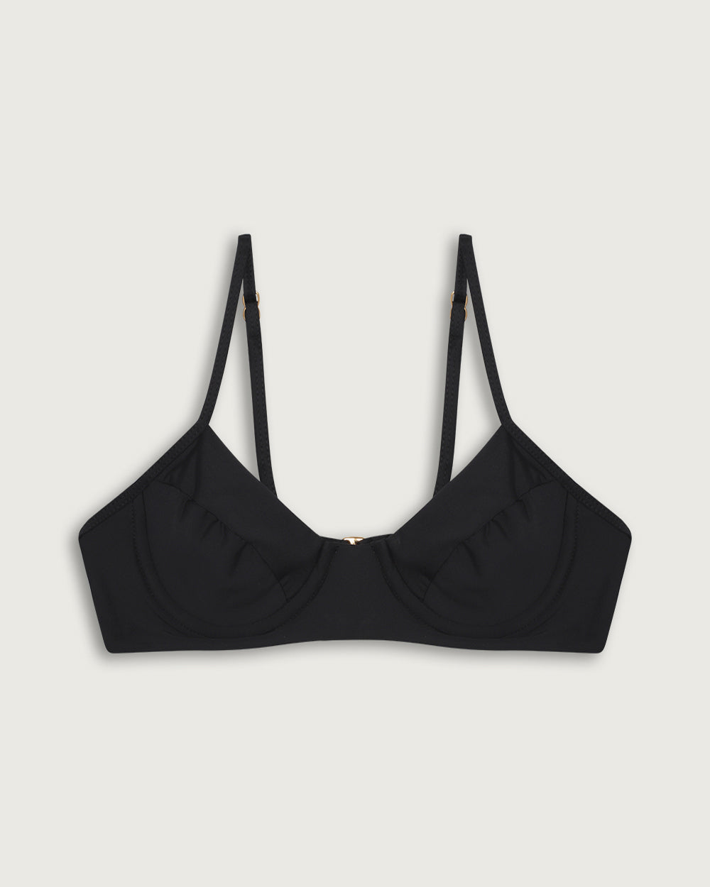 TOP LILIA CON ARCO SOLID BLACK