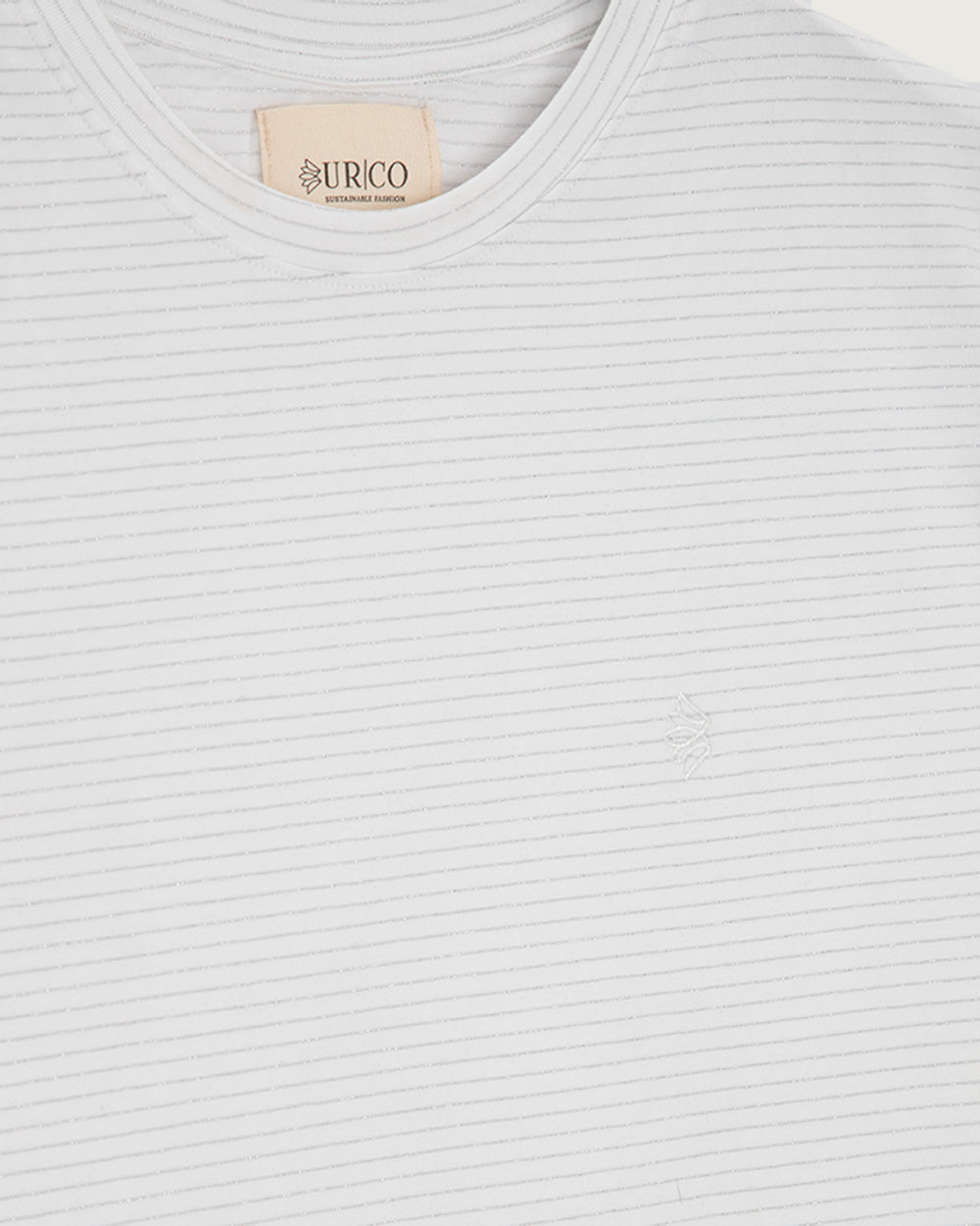 POLERA GRANADA LÍNEAS BRILLOS