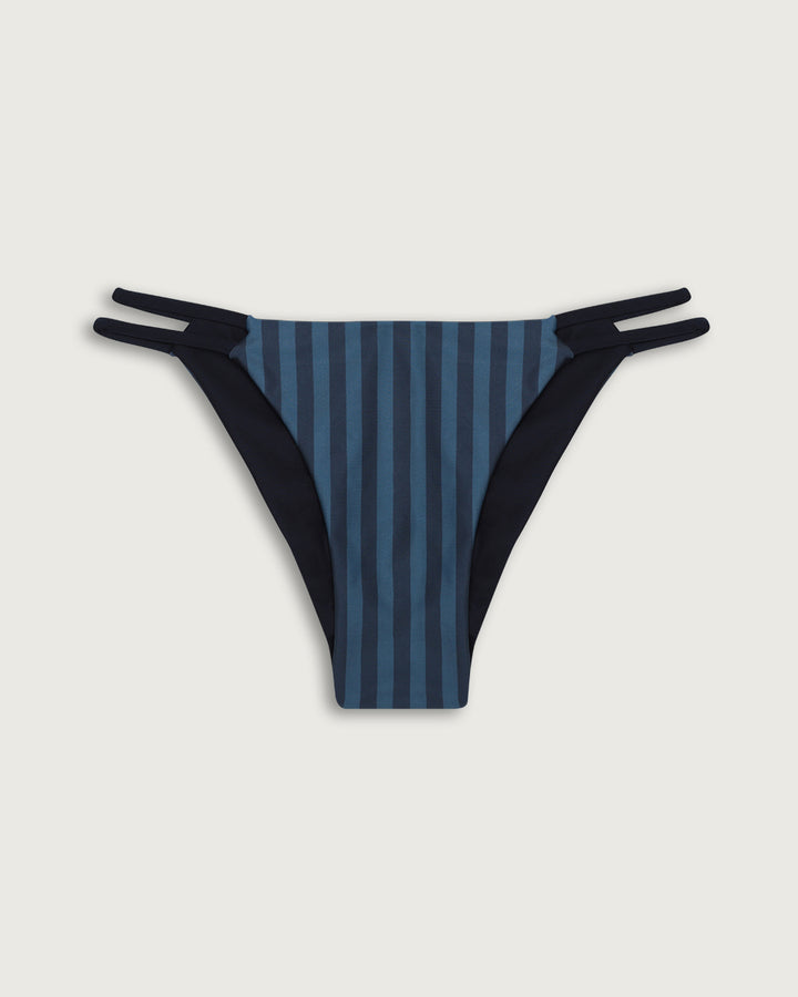 BOTTOM MINI REVERSIBLE BLUE STRIPES