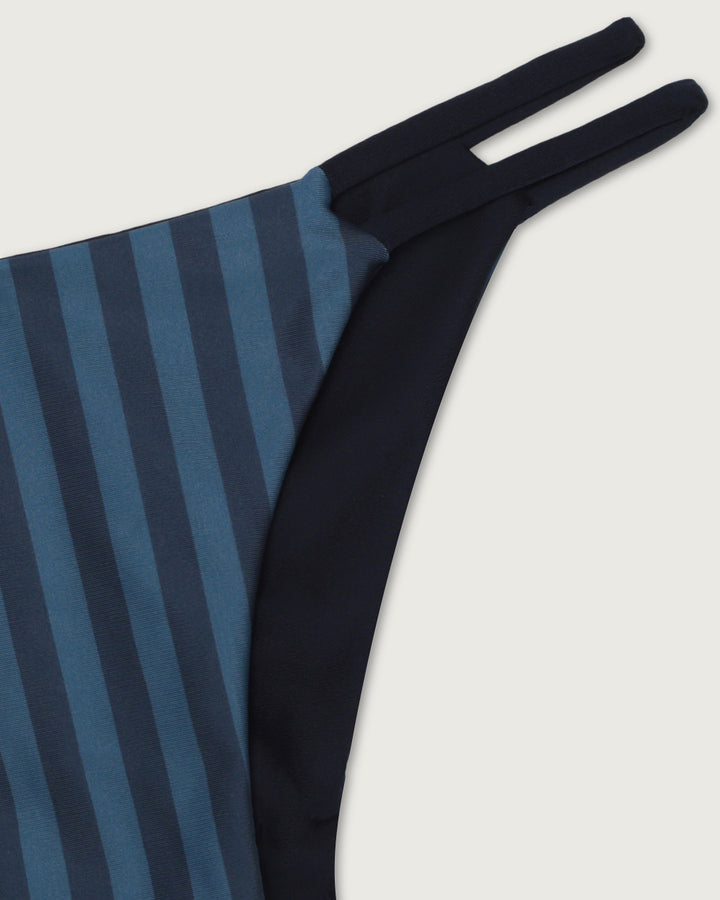 BOTTOM MINI REVERSIBLE BLUE STRIPES