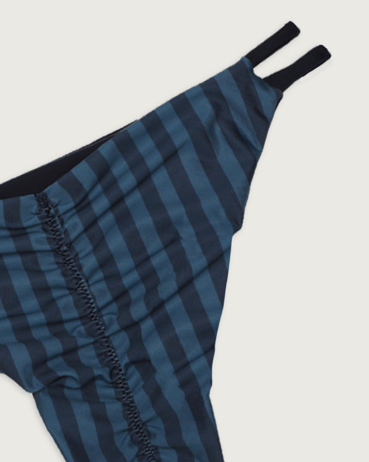 BOTTOM MINI REVERSIBLE BLUE STRIPES