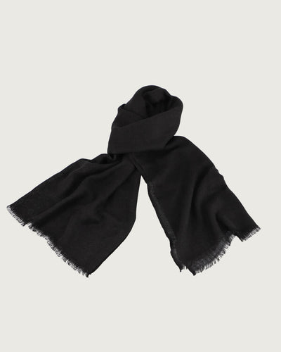 BUFANDA BLACK WOOL