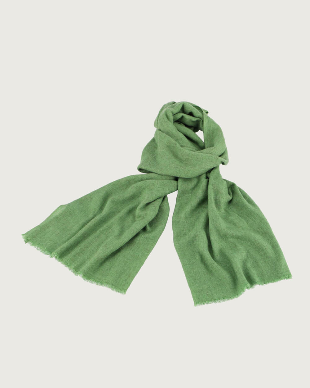 BUFANDA GREEN WOOL/CASHMERE