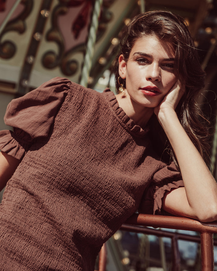 VESTIDO DALIA BROWN PREVENTA