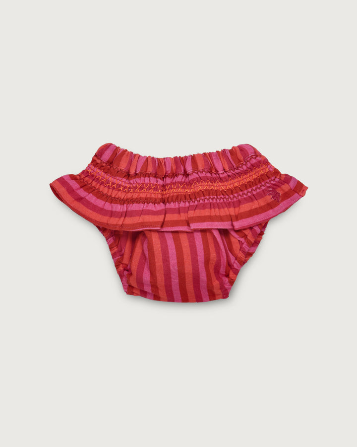 CUBRE PAÑAL CAMPANITA FUCSIA STRIPES