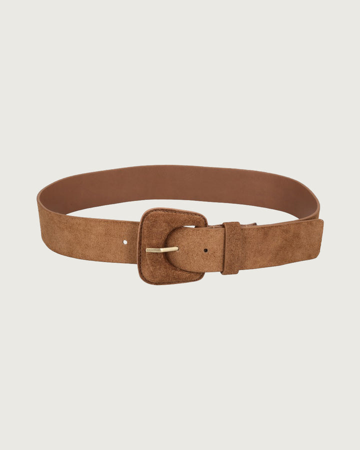 CINTURON CASH BROWN GOLDEN