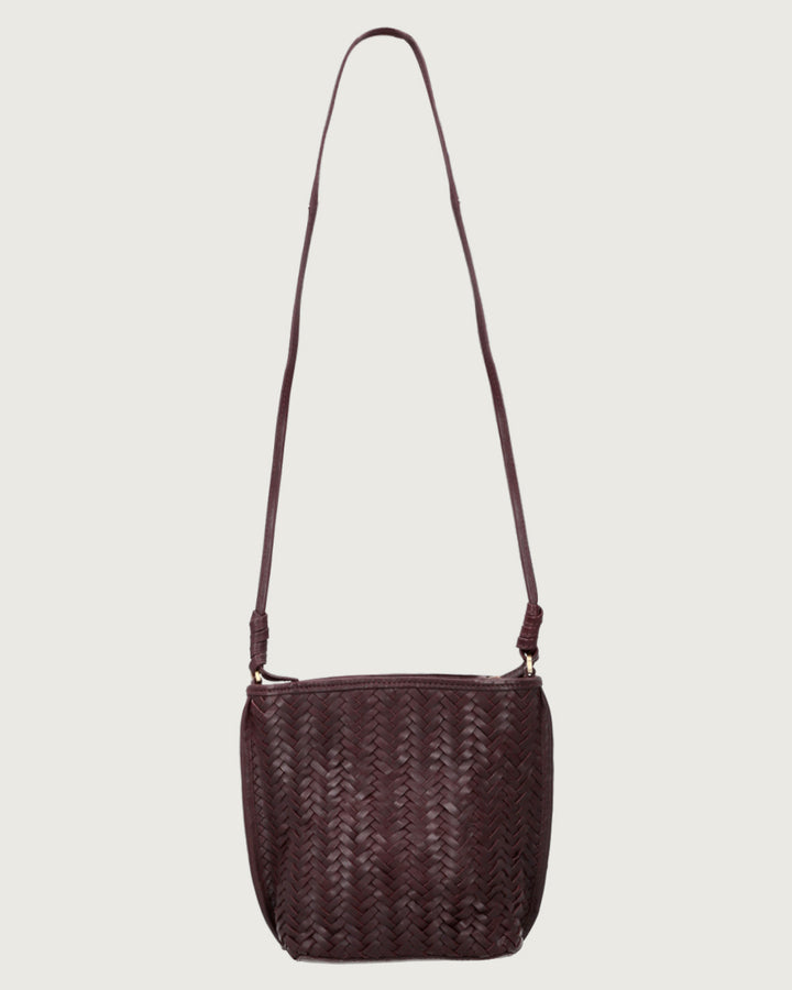 CARTERA CHRISSIE BORGOÑA GOLD