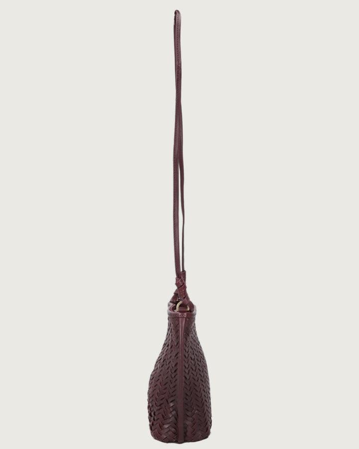 CARTERA CHRISSIE BORGOÑA GOLD