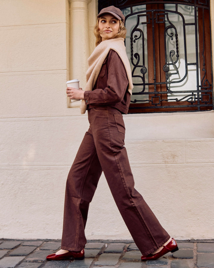 JEANS COBALT BROWN