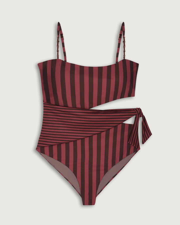 ONE PIECE MONDRAGO COFFEE STRIPES