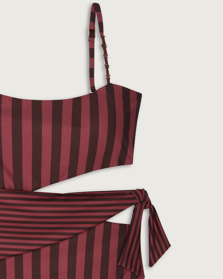 ONE PIECE MONDRAGO COFFEE STRIPES