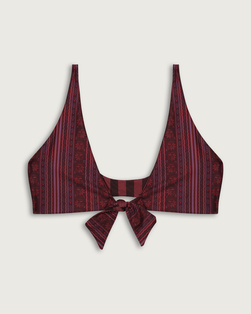 TOP CASCAIS NUDO AJUSTABLE CIRCUS PRINT